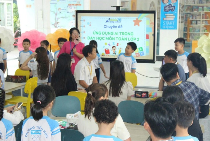 Khi giáo viên mầm non, tiểu học ứng dụng AI dạy học