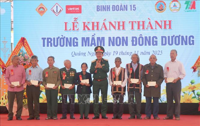Hoàn thành trường học khang trang cho học sinh vùng biên giới Quảng Ngãi