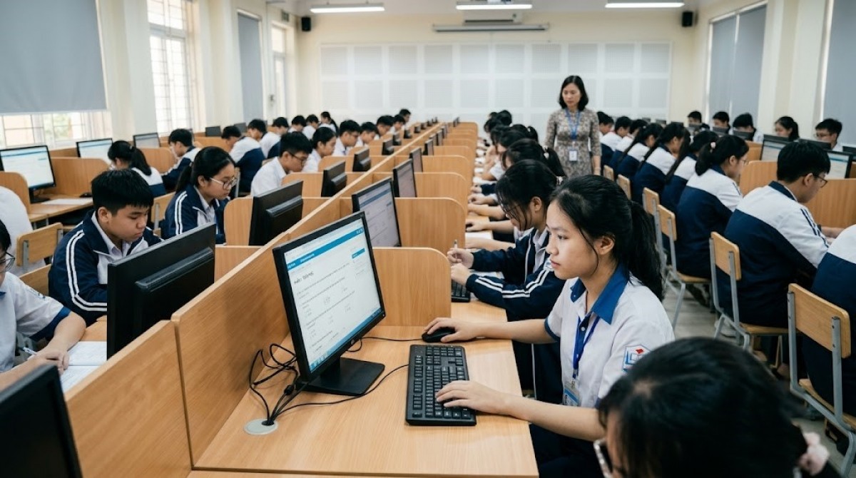 Bộ GD-ĐT bổ sung quy định về thi trên máy tính và học bạ số